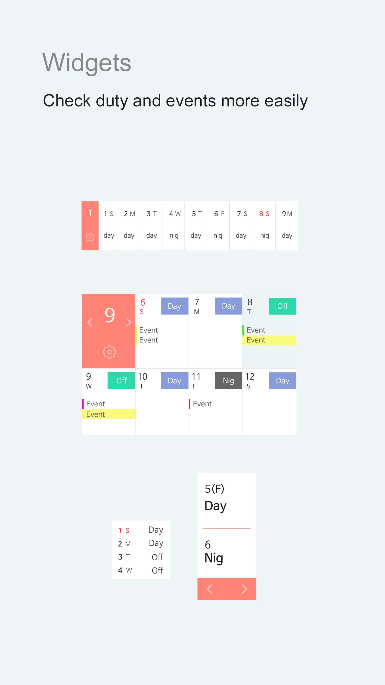 MYDUTY - Nurse Calendar&Alarm screenshot